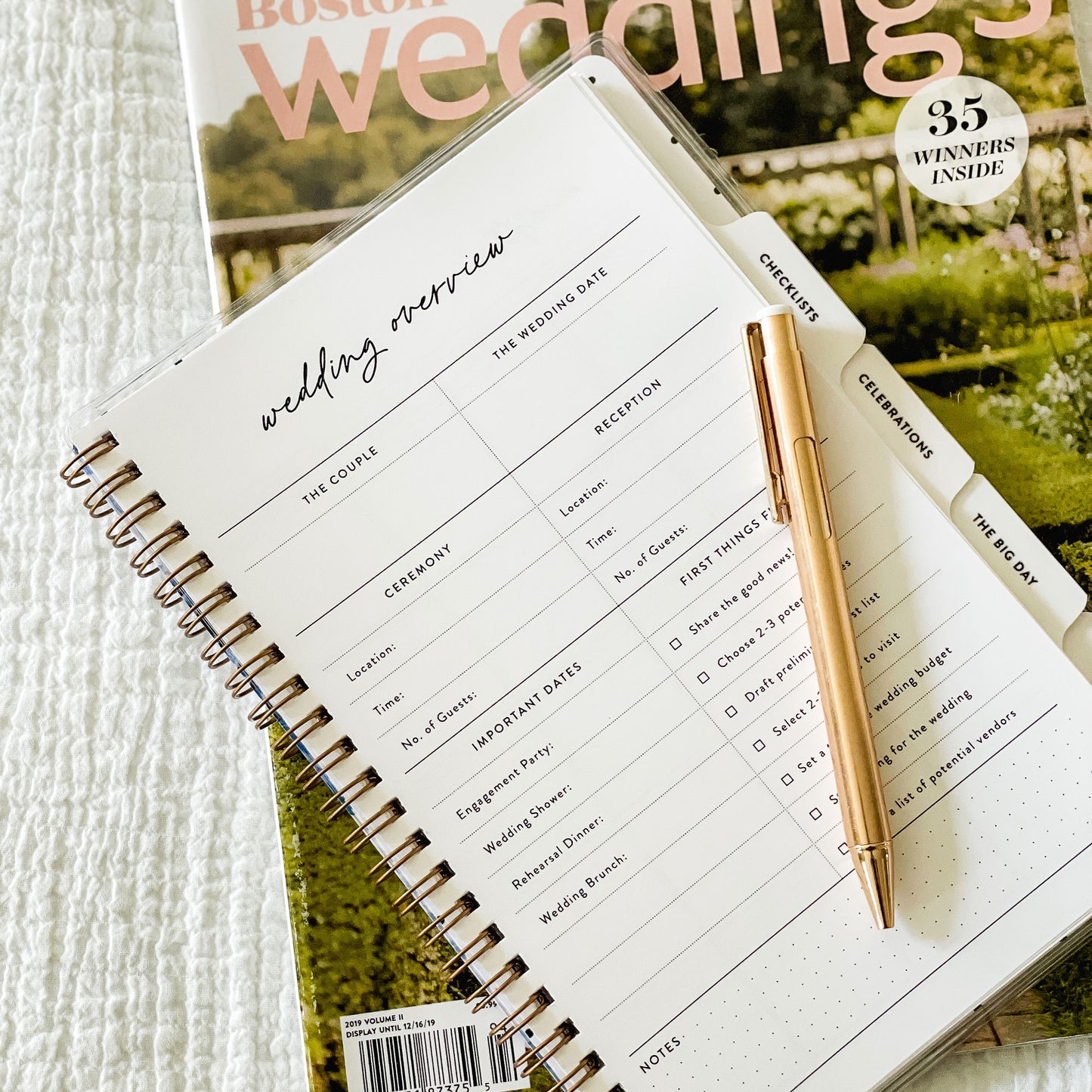 Mother of the Bride Planner - Blue Hydrangea