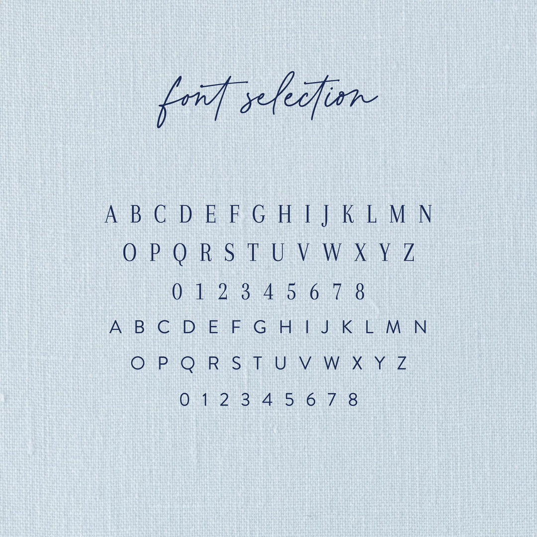 Custom return address stamp in a hydrangea floral design