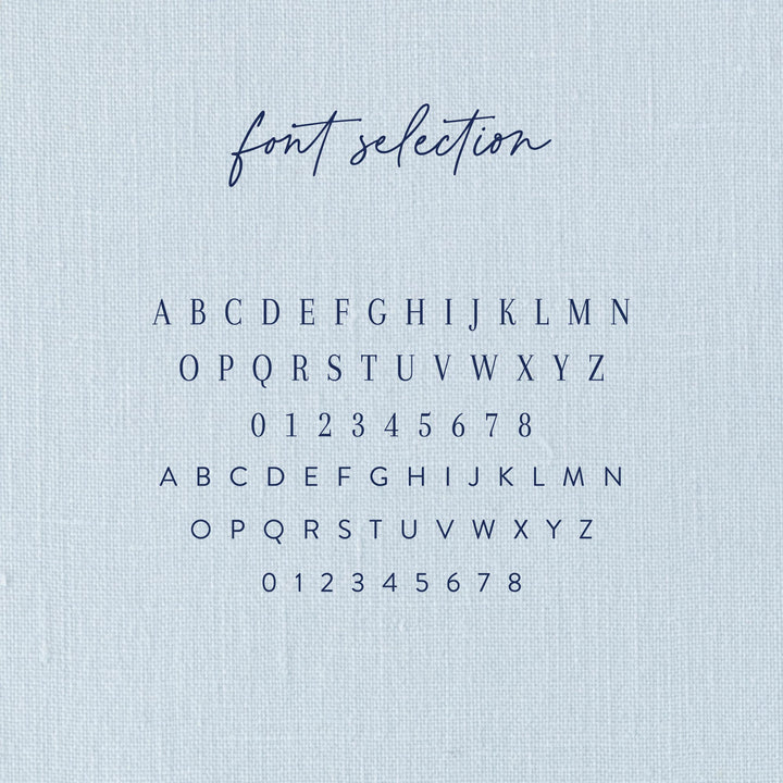Custom return address stamp in a hydrangea floral design