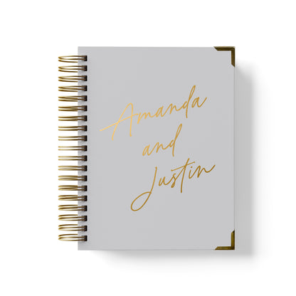 Our luxury wedding planner books are the best a bride can buy, featured in an elegant foil design