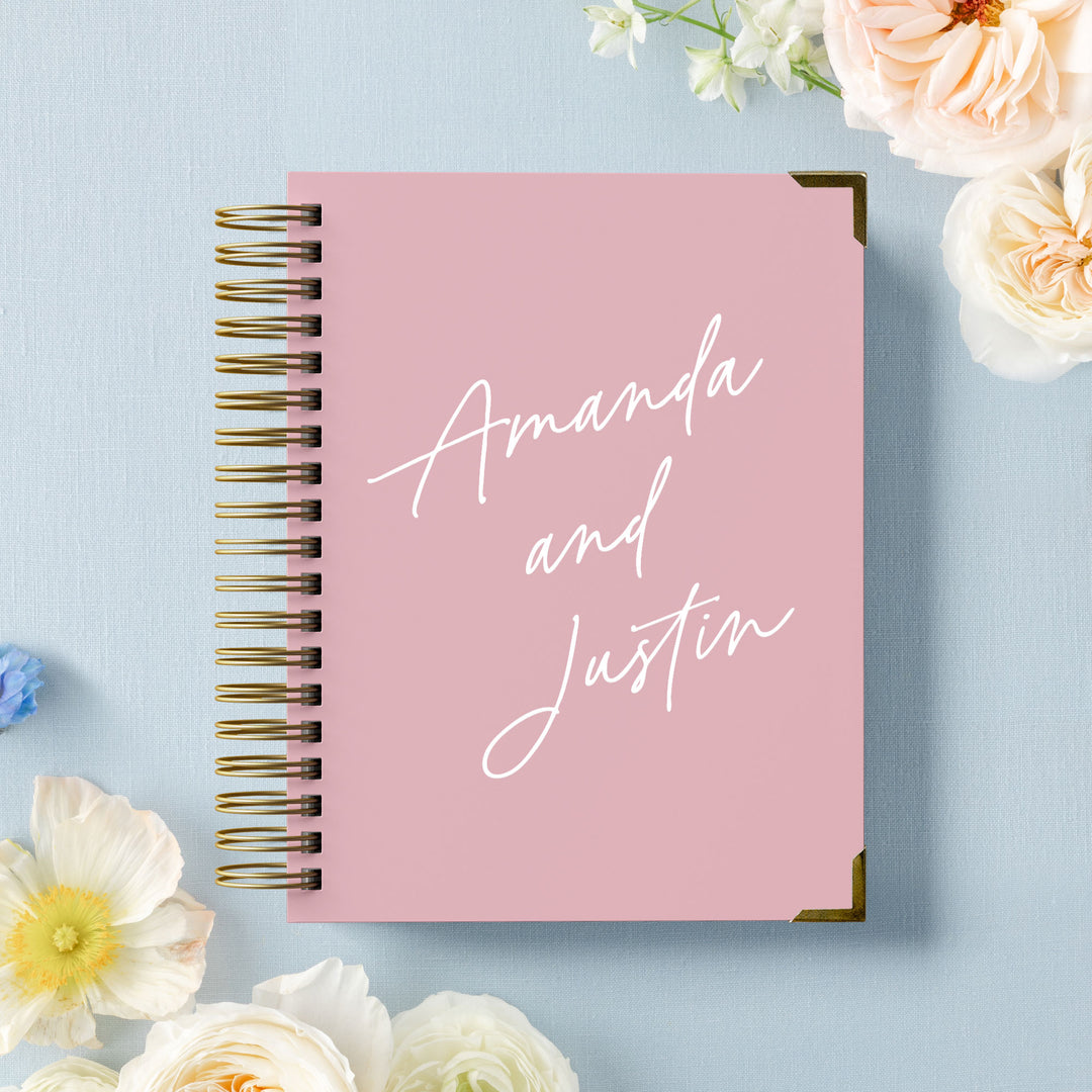 Our luxury wedding planner books are the best a bride can buy, featured in an elegant foil design