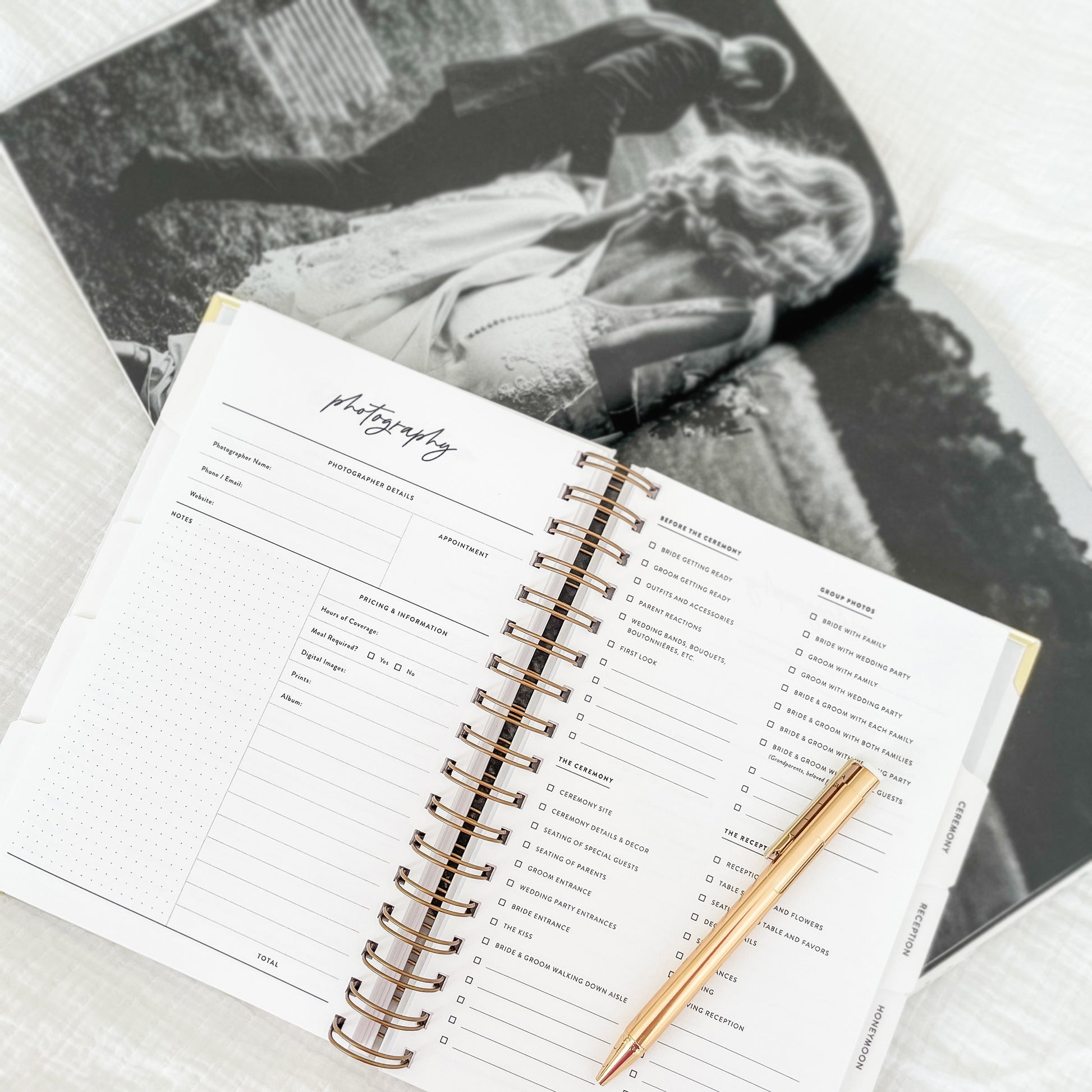 Hydrangea Sprig Wedding Planner Book – Wicked Bride