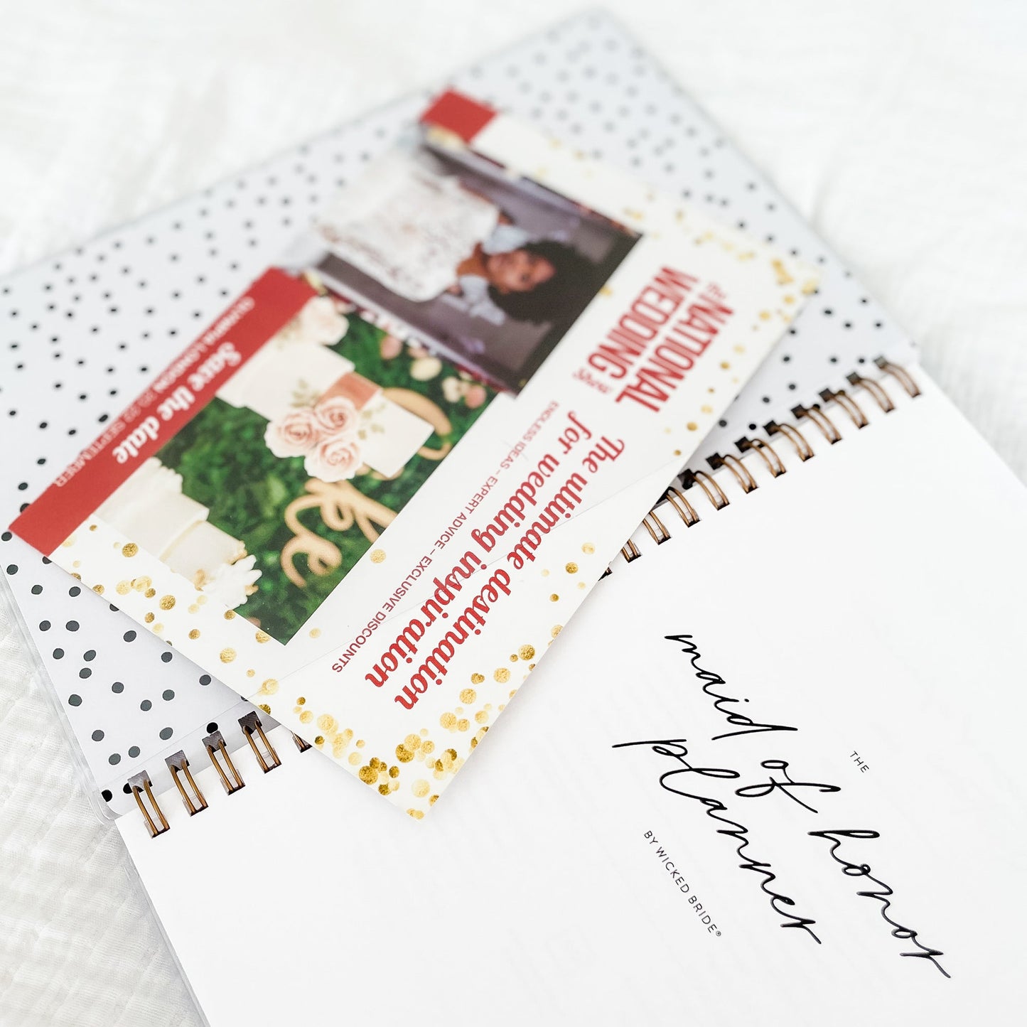 Checkered Maid of Honor Planner