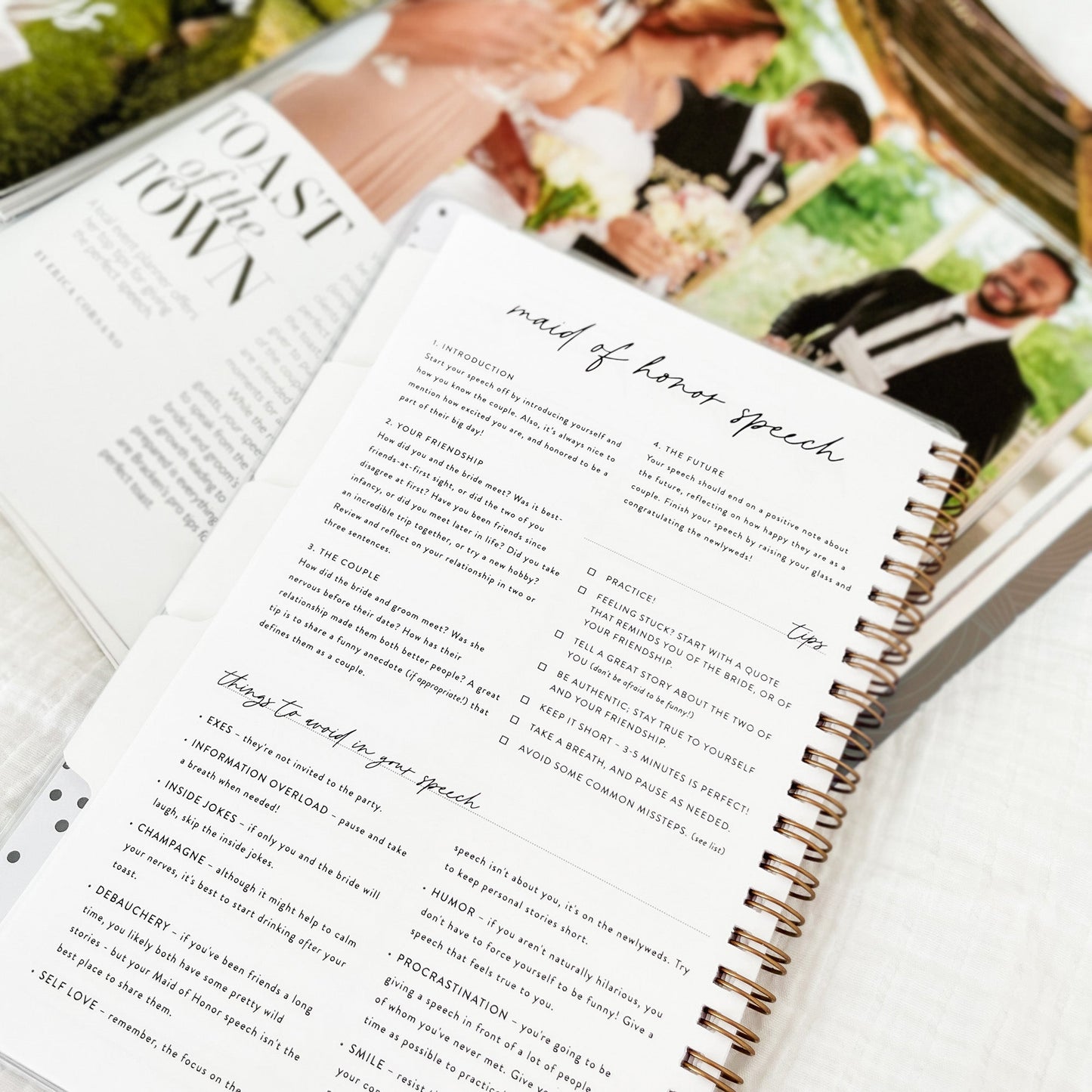 Ferns & Foliage Maid of Honor Planner