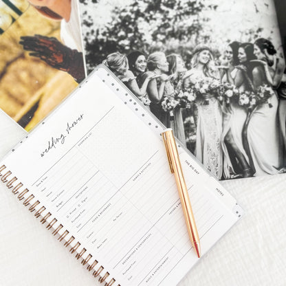 Neutral Leaves Maid of Honor Planner